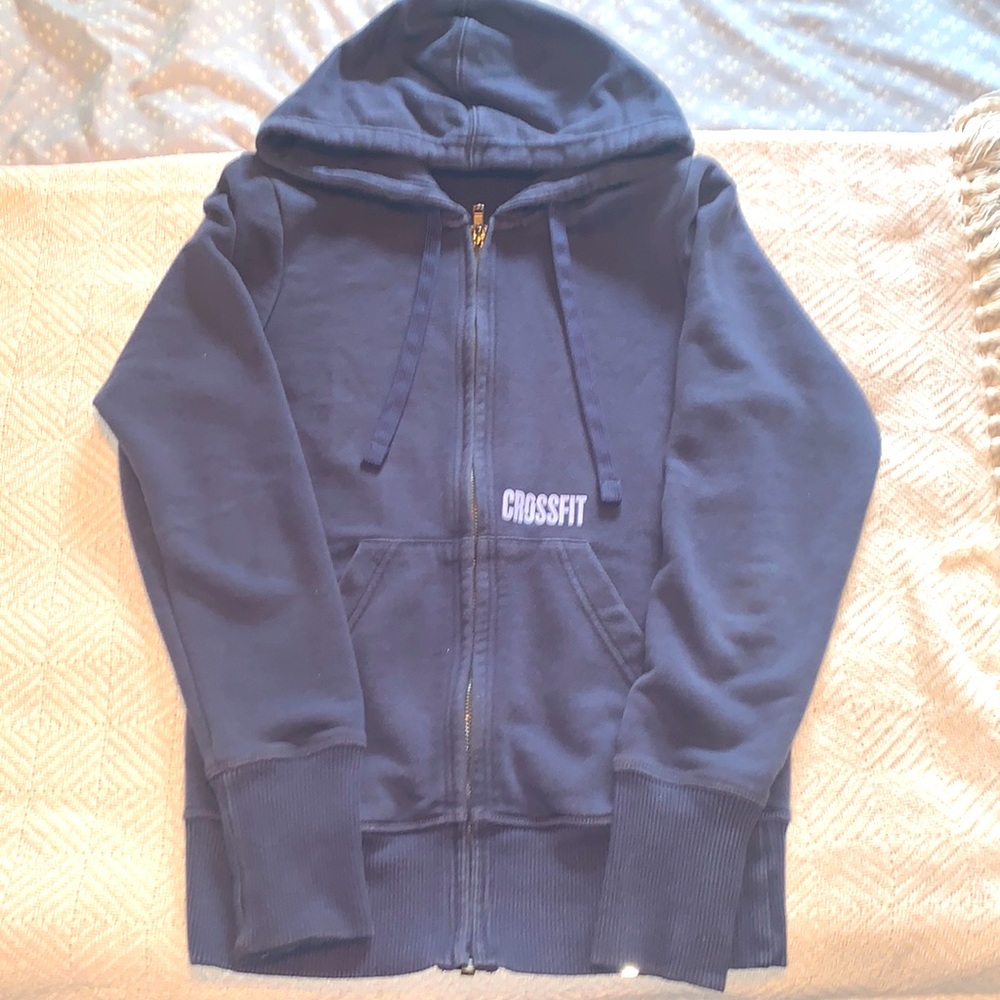 REEBOK Crossfit XXS DARK BLUE HOODIE